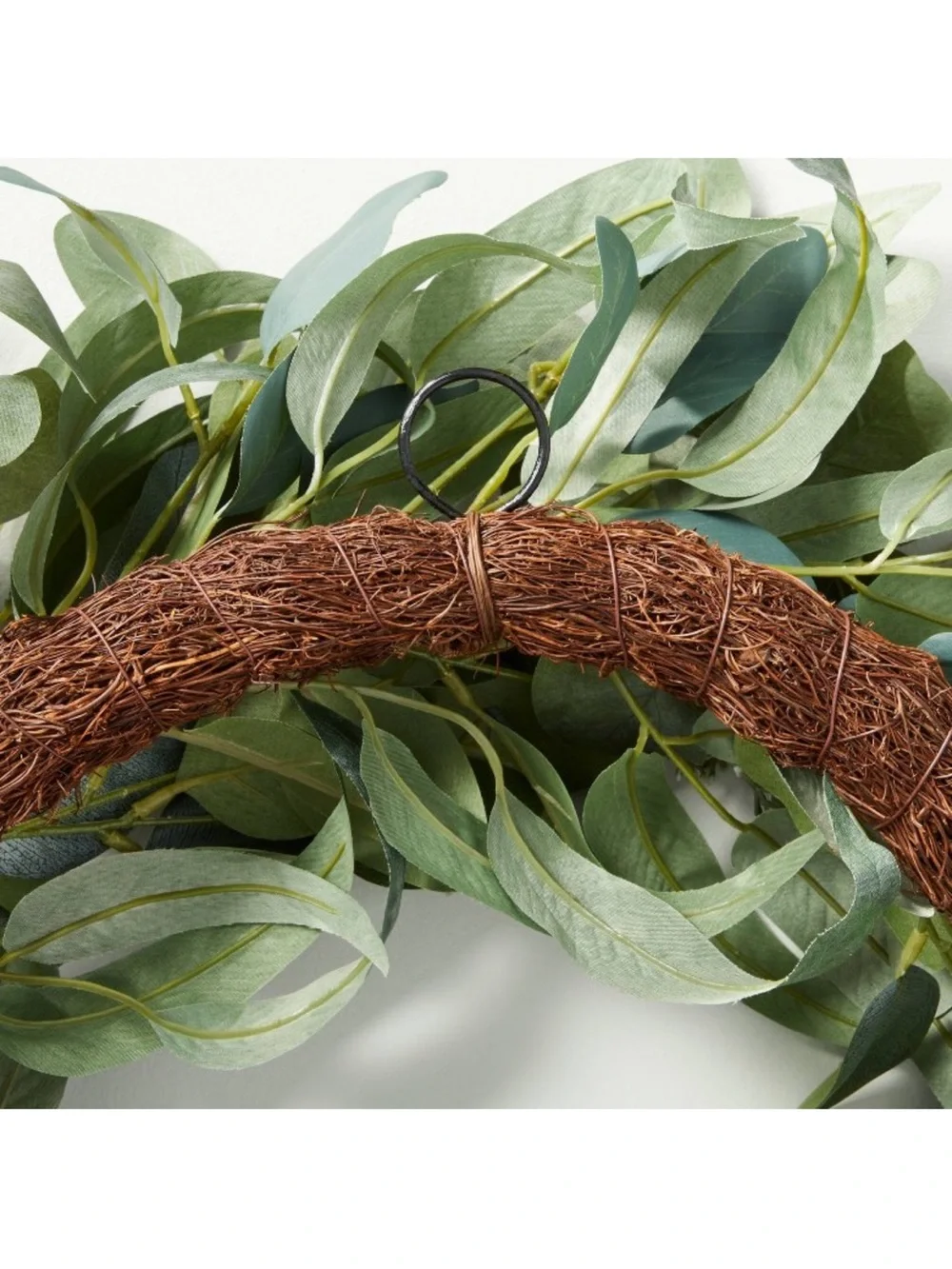 Hearth & Hand Faux Eucalyptus Wreath - 24”Diameter Green